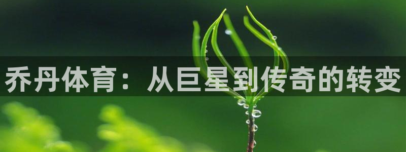 bbin视讯下：乔丹体育：从巨星到传奇的转变